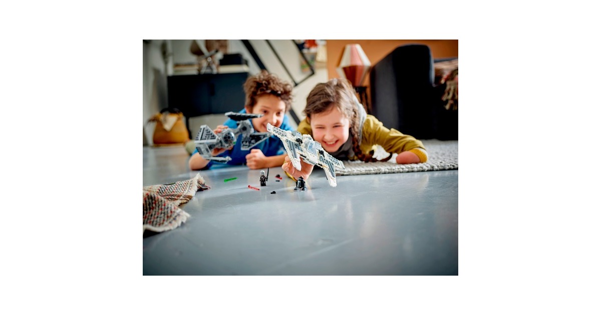 LEGO 75348 Star Wars Mandalorianischer Fang Fighter vs. TIE Interceptor, Konstruktionsspielzeug