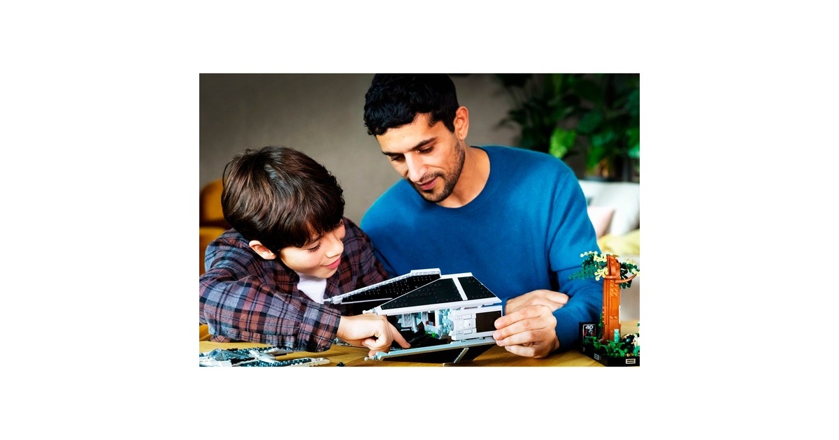 LEGO 75348 Star Wars Mandalorianischer Fang Fighter vs. TIE Interceptor, Konstruktionsspielzeug