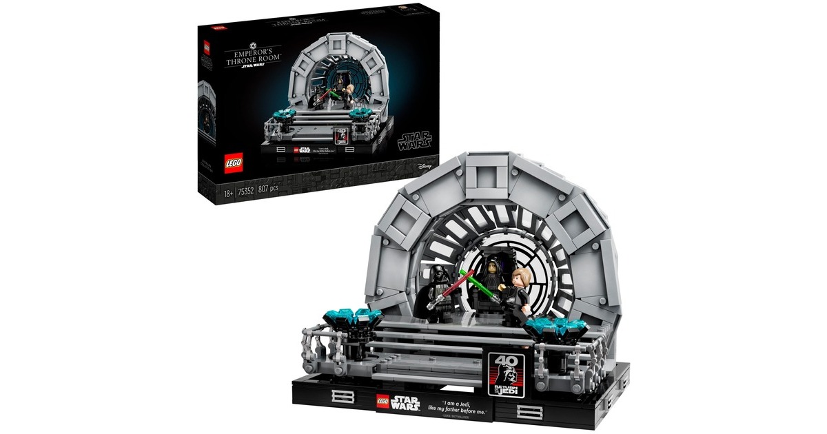 LEGO 75352 Star Wars Thronsaal des Imperators - Diorama, Konstruktionsspielzeug