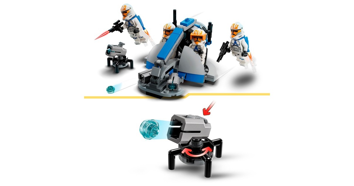 LEGO 75359 Star Wars Ahsokas Clone Trooper der 332. Kompanie - Battle Pack, Konstruktionsspielzeug