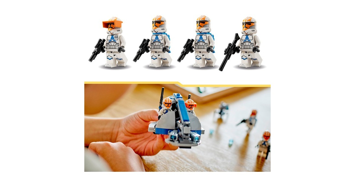 LEGO 75359 Star Wars Ahsokas Clone Trooper der 332. Kompanie - Battle Pack, Konstruktionsspielzeug