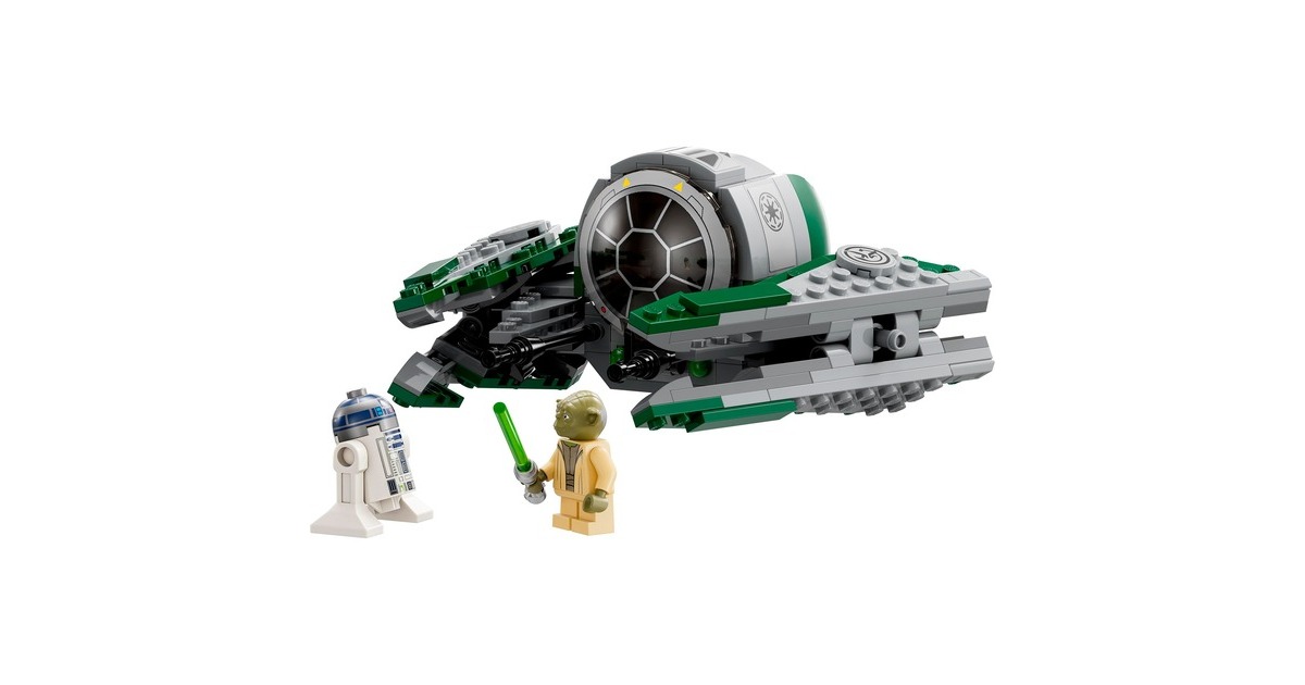LEGO 75360 Star Wars Yodas Jedi Starfighter, Konstruktionsspielzeug