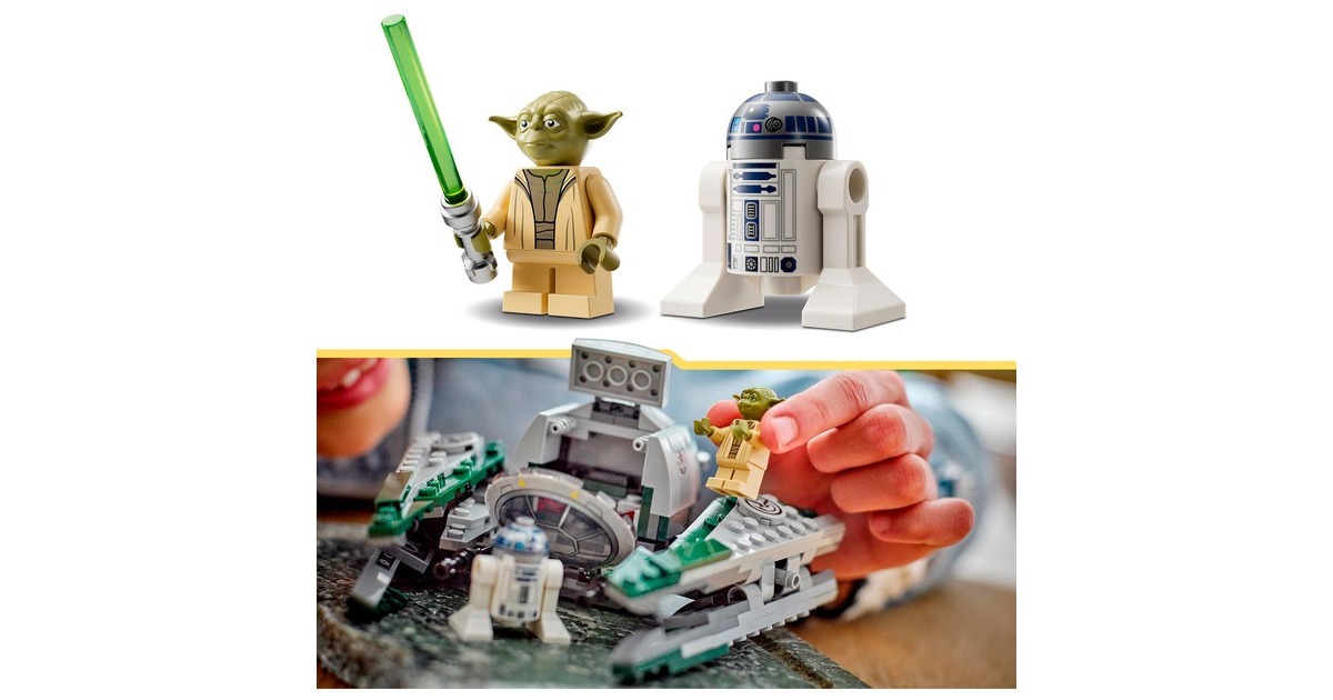 LEGO 75360 Star Wars Yodas Jedi Starfighter, Konstruktionsspielzeug