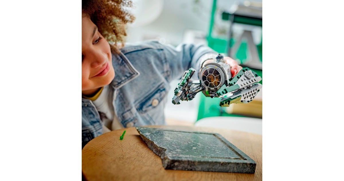 LEGO 75360 Star Wars Yodas Jedi Starfighter, Konstruktionsspielzeug