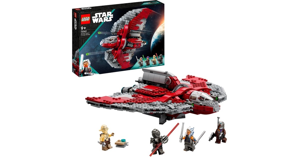 LEGO 75362 Star Wars Ahsoka Tanos T-6 Jedi Shuttle, Konstruktionsspielzeug