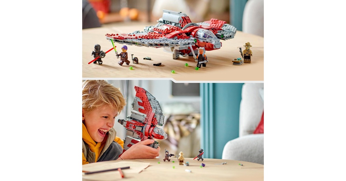 LEGO 75362 Star Wars Ahsoka Tanos T-6 Jedi Shuttle, Konstruktionsspielzeug