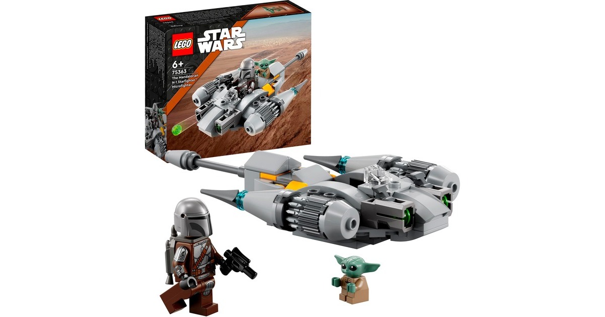 LEGO 75363 Star Wars N-1 Starfighter des Mandalorianers - Microfighter, Konstruktionsspielzeug