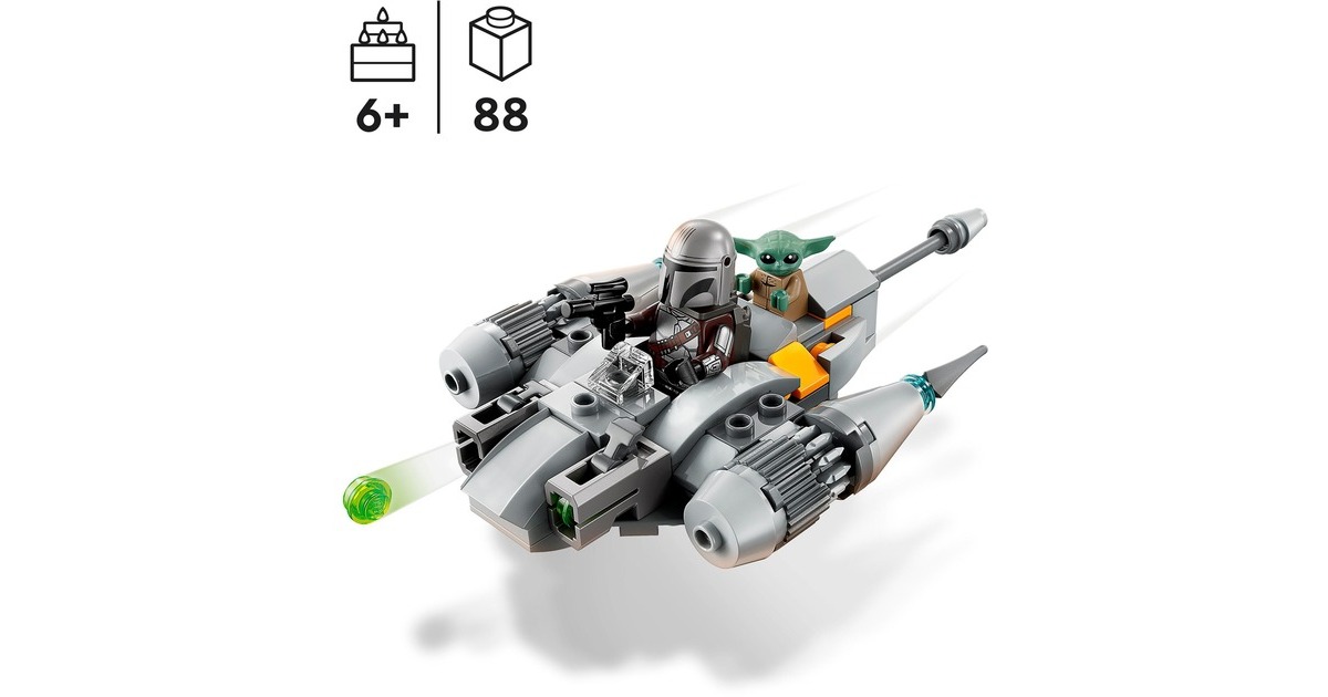 LEGO 75363 Star Wars N-1 Starfighter des Mandalorianers - Microfighter, Konstruktionsspielzeug