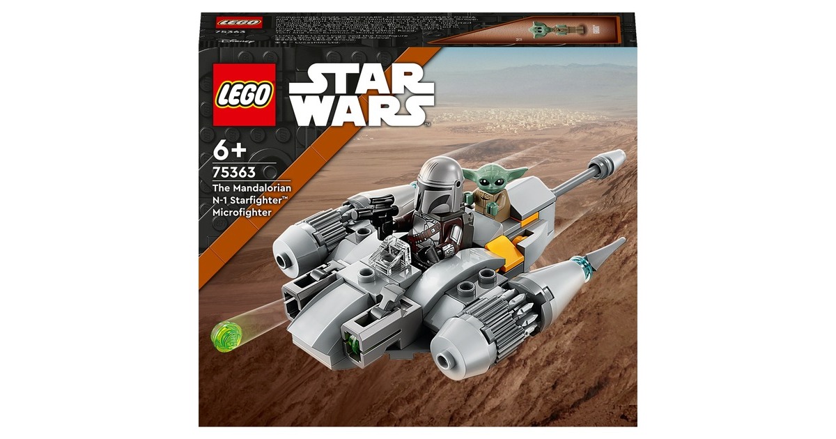 LEGO 75363 Star Wars N-1 Starfighter des Mandalorianers - Microfighter, Konstruktionsspielzeug