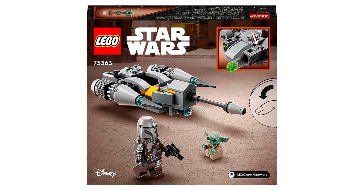 LEGO 75363 Star Wars N-1 Starfighter des Mandalorianers - Microfighter, Konstruktionsspielzeug