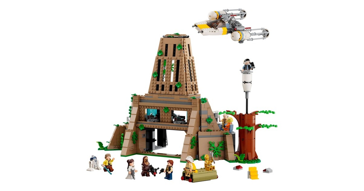 LEGO 75365 Star Wars Rebellenbasis auf Yavin 4, Konstruktionsspielzeug