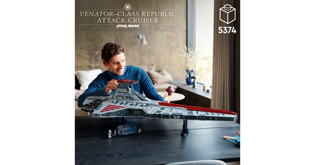 LEGO 75367 Star Wars Republikanischer Angriffskreuzer der Venator-Klasse, Konstruktionsspielzeug(Outlet) LEGO 75367 Star Wars Republikanischer Angriffskreuzer der Venator-Klasse, Konstruktionsspielzeug(Outlet)