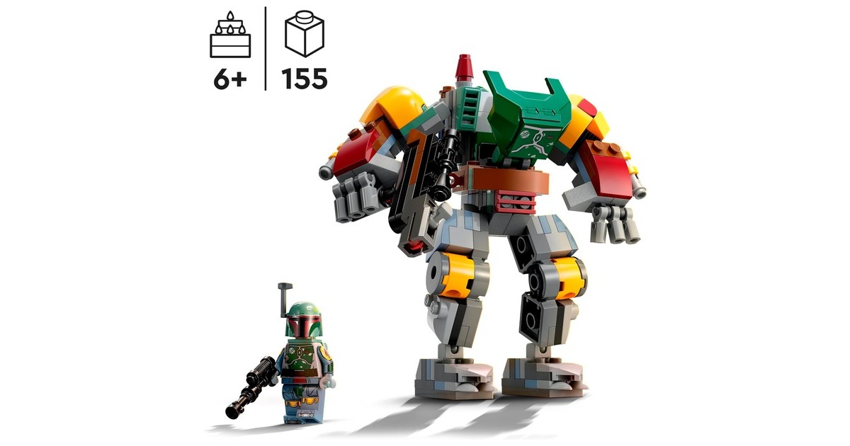 LEGO 75369 Star Wars Boba Fett Mech, Konstruktionsspielzeug