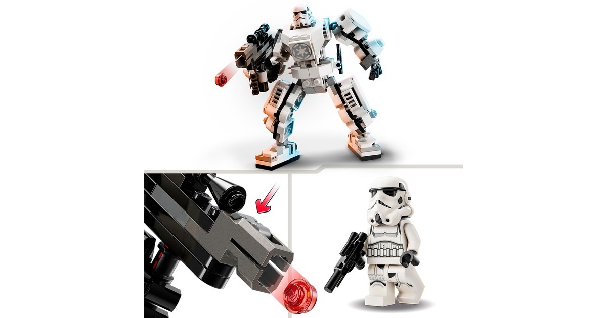 LEGO 75370 Star Wars Sturmtruppler Mech, Konstruktionsspielzeug