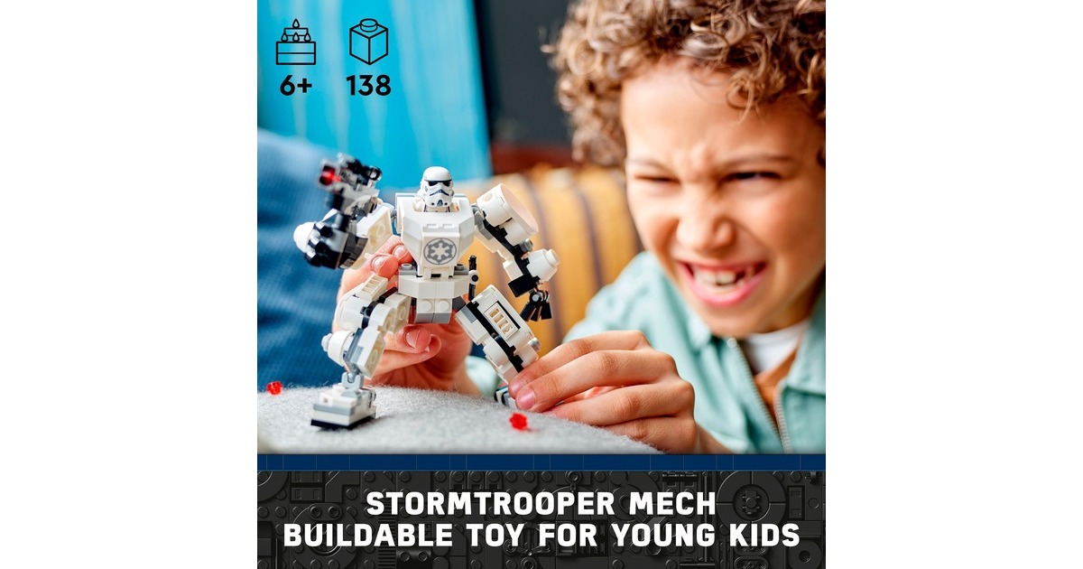 LEGO 75370 Star Wars Sturmtruppler Mech, Konstruktionsspielzeug