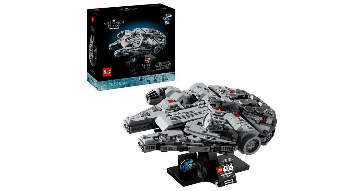 LEGO 75375 Star Wars Millennium Falcon, Konstruktionsspielzeug