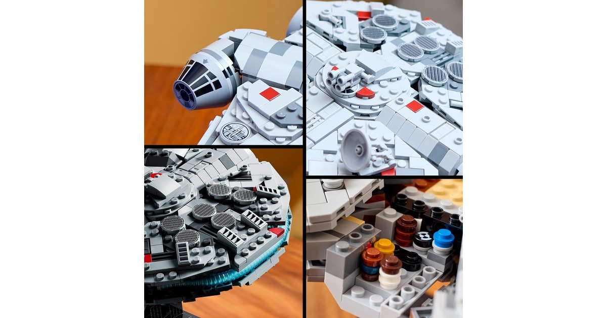 LEGO 75375 Star Wars Millennium Falcon, Konstruktionsspielzeug