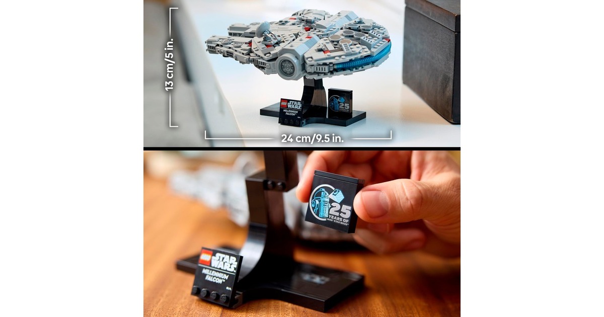 LEGO 75375 Star Wars Millennium Falcon, Konstruktionsspielzeug