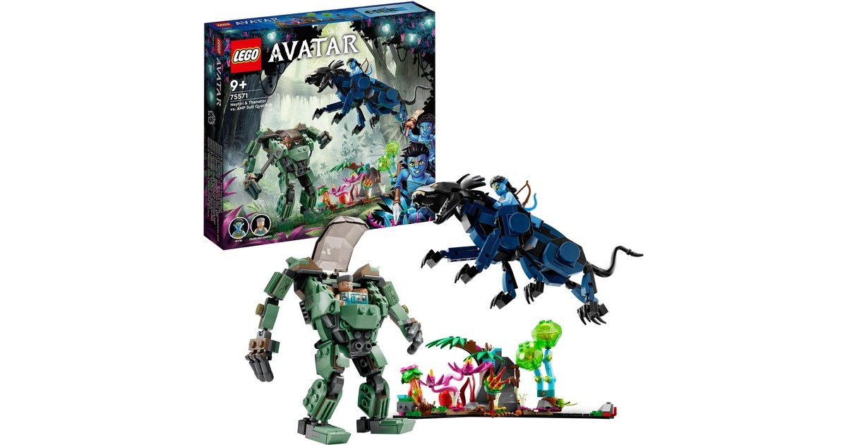 LEGO 75571 Avatar Neytiri und Thanator vs. Quaritch im MPA, Konstruktionsspielzeug