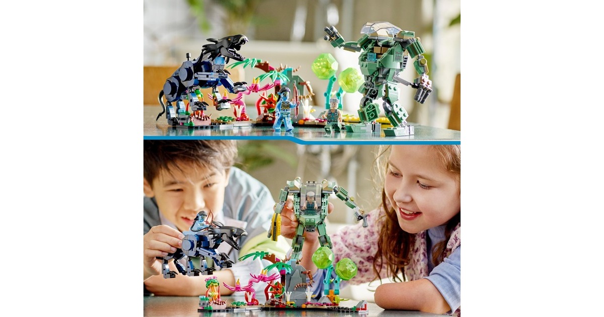LEGO 75571 Avatar Neytiri und Thanator vs. Quaritch im MPA, Konstruktionsspielzeug