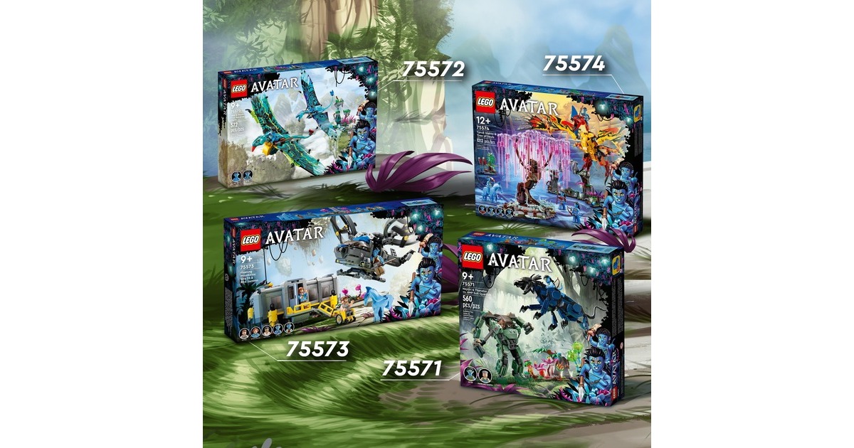 LEGO 75571 Avatar Neytiri und Thanator vs. Quaritch im MPA, Konstruktionsspielzeug