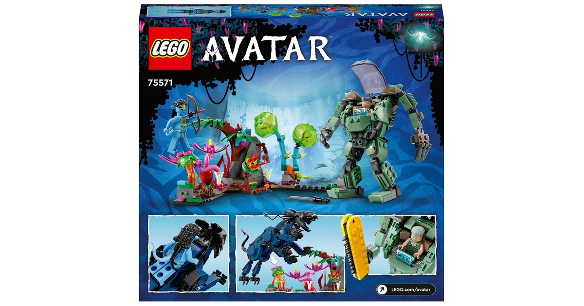 LEGO 75571 Avatar Neytiri und Thanator vs. Quaritch im MPA, Konstruktionsspielzeug