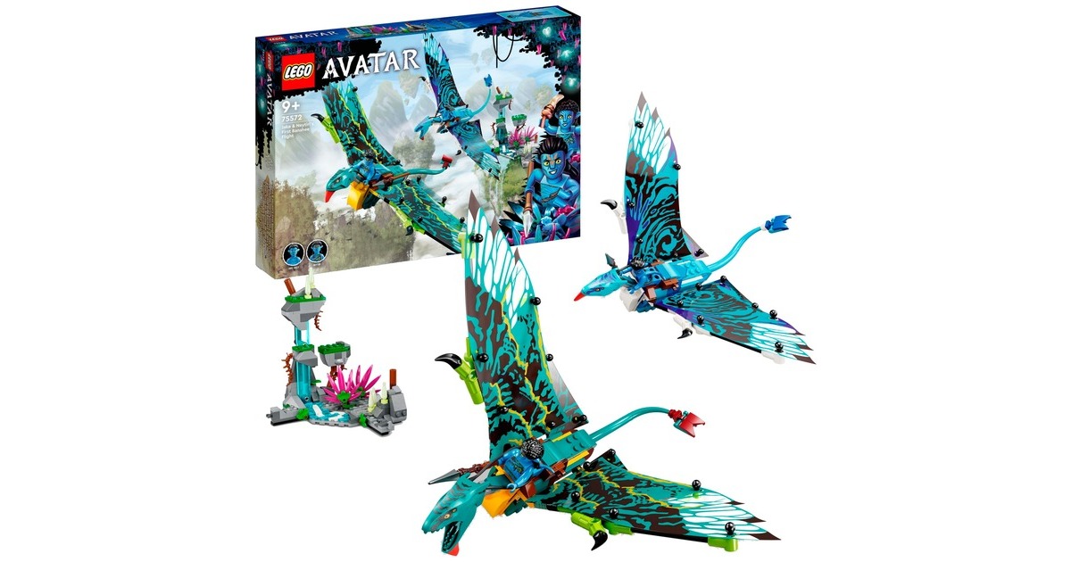 LEGO 75572 Avatar Jake und Neytiris erster Flug auf einem Banshee, Konstruktionsspielzeug
