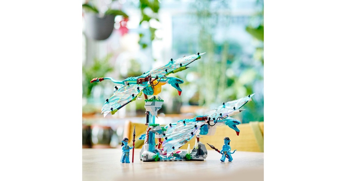 LEGO 75572 Avatar Jake und Neytiris erster Flug auf einem Banshee, Konstruktionsspielzeug
