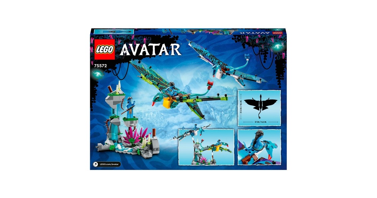 LEGO 75572 Avatar Jake und Neytiris erster Flug auf einem Banshee, Konstruktionsspielzeug