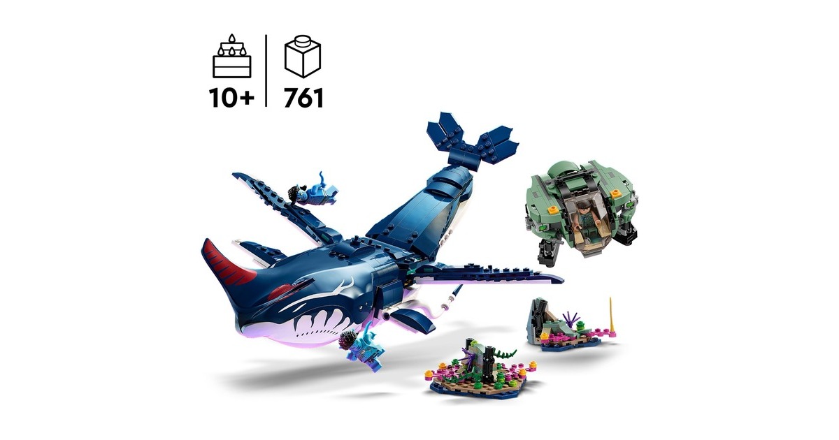 LEGO 75579 Avatar Payakan der Tulkun und Krabbenanzug, Konstruktionsspielzeug