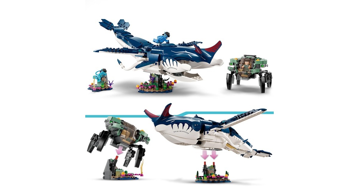 LEGO 75579 Avatar Payakan der Tulkun und Krabbenanzug, Konstruktionsspielzeug