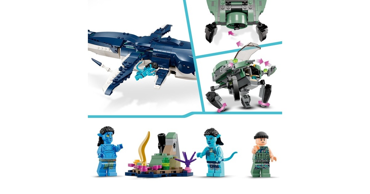 LEGO 75579 Avatar Payakan der Tulkun und Krabbenanzug, Konstruktionsspielzeug