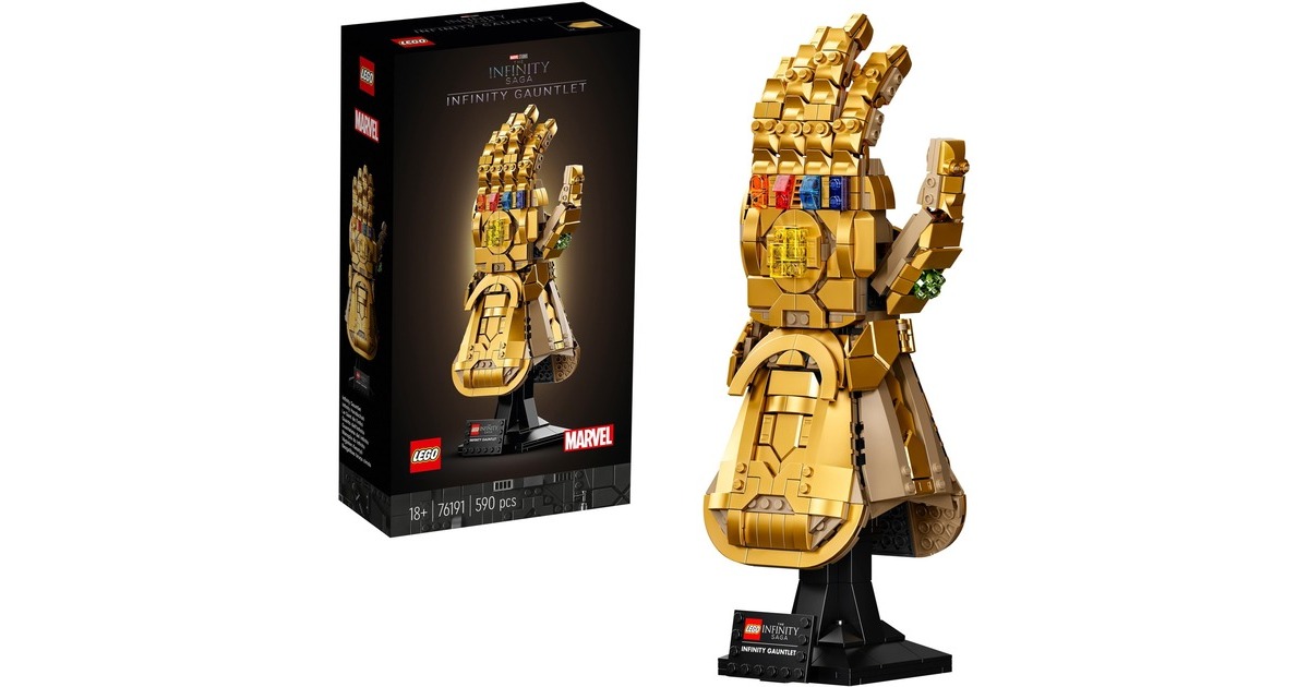 LEGO 76191 Marvel Super Heroes Infinity Handschuh, Konstruktionsspielzeug(gold)