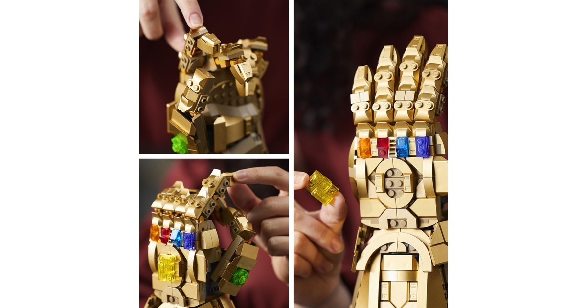 LEGO 76191 Marvel Super Heroes Infinity Handschuh, Konstruktionsspielzeug(gold)