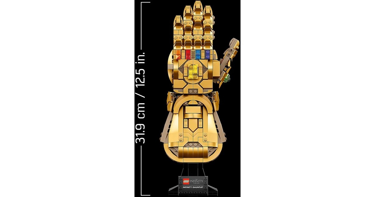 LEGO 76191 Marvel Super Heroes Infinity Handschuh, Konstruktionsspielzeug(gold)