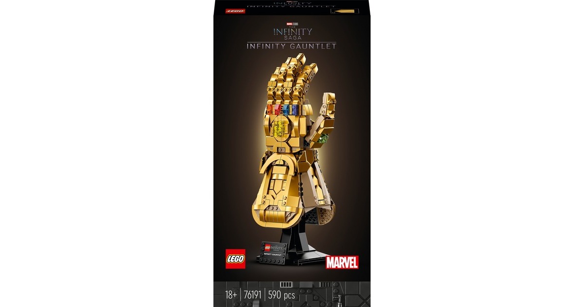 LEGO 76191 Marvel Super Heroes Infinity Handschuh, Konstruktionsspielzeug(gold)