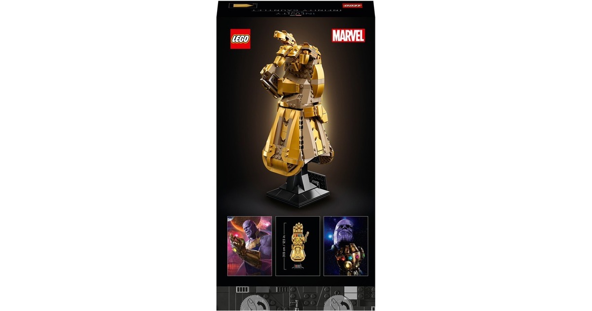 LEGO 76191 Marvel Super Heroes Infinity Handschuh, Konstruktionsspielzeug(gold)