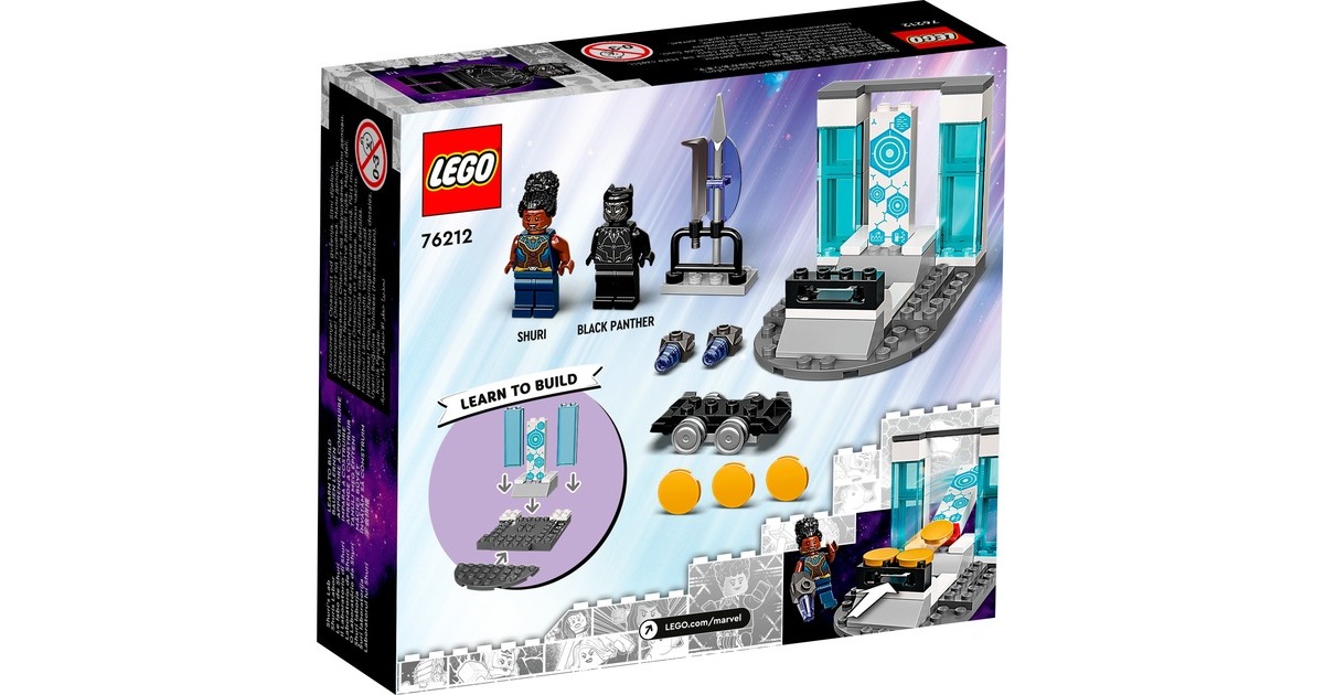 LEGO 76212 Marvel Super Heroes Shuris Labor, Konstruktionsspielzeug