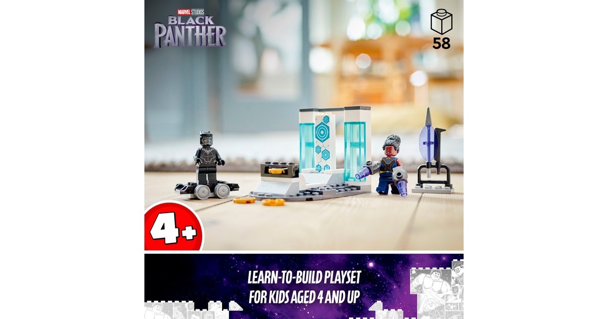 LEGO 76212 Marvel Super Heroes Shuris Labor, Konstruktionsspielzeug