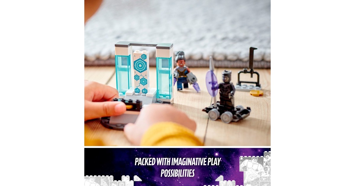 LEGO 76212 Marvel Super Heroes Shuris Labor, Konstruktionsspielzeug