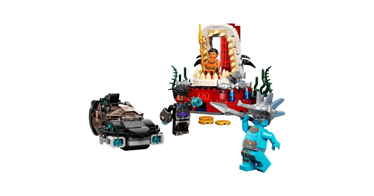 LEGO 76213 Marvel Super Heroes König Namors Thronsaal, Konstruktionsspielzeug