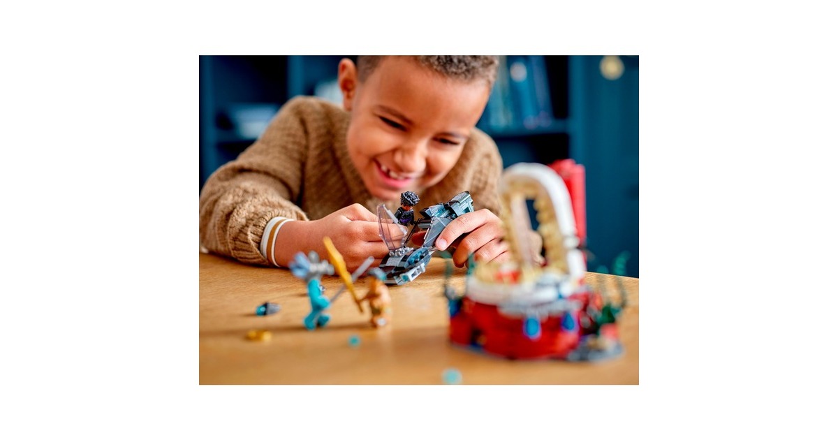 LEGO 76213 Marvel Super Heroes König Namors Thronsaal, Konstruktionsspielzeug