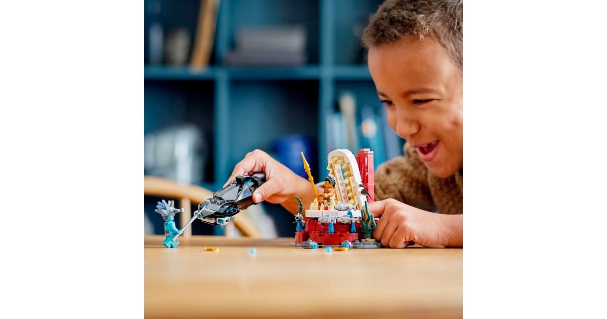 LEGO 76213 Marvel Super Heroes König Namors Thronsaal, Konstruktionsspielzeug