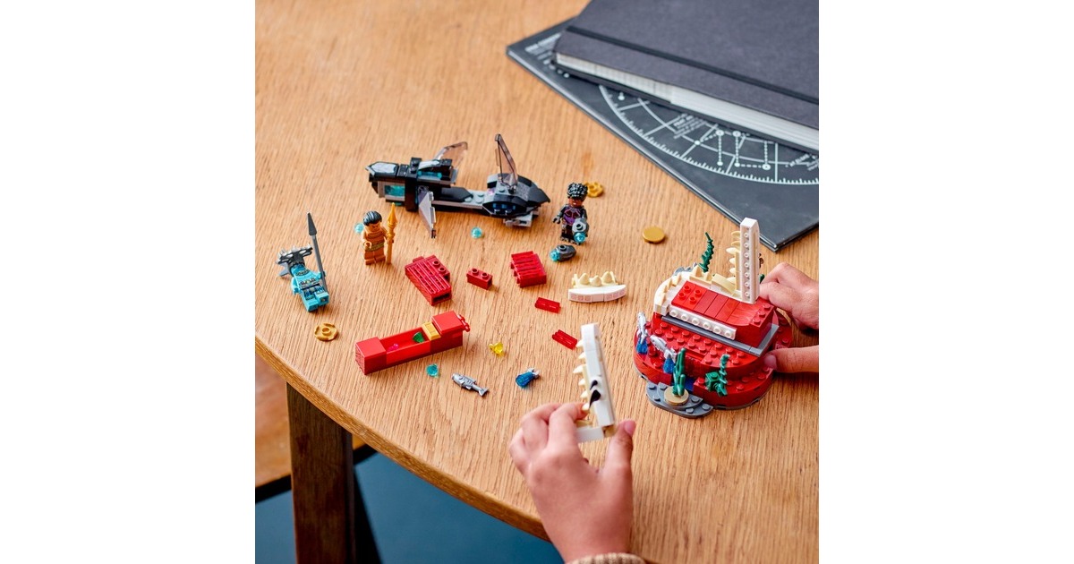 LEGO 76213 Marvel Super Heroes König Namors Thronsaal, Konstruktionsspielzeug
