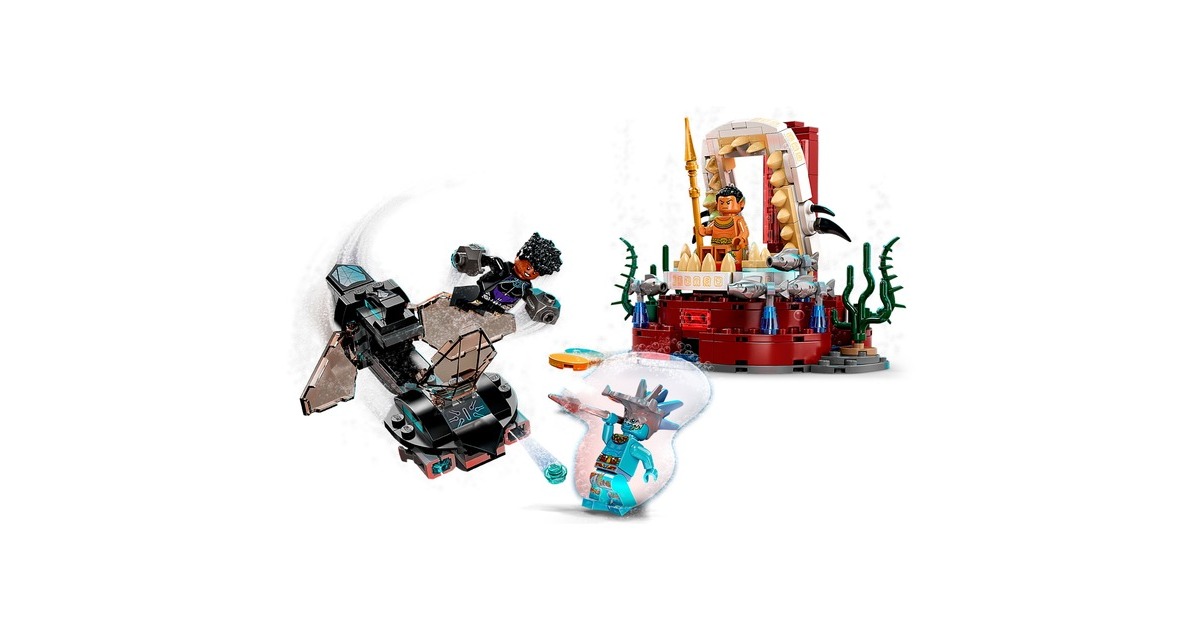 LEGO 76213 Marvel Super Heroes König Namors Thronsaal, Konstruktionsspielzeug