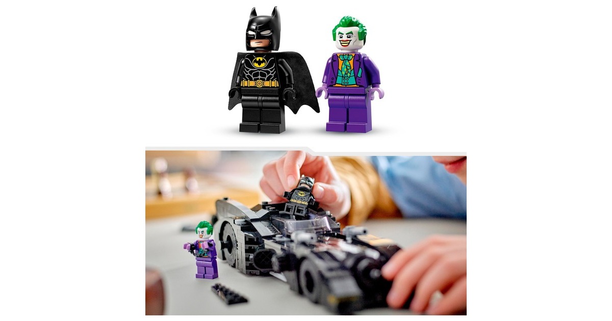 LEGO 76224 DC Super Heroes - Batmobile: Batman verfolgt den Joker, Konstruktionsspielzeug