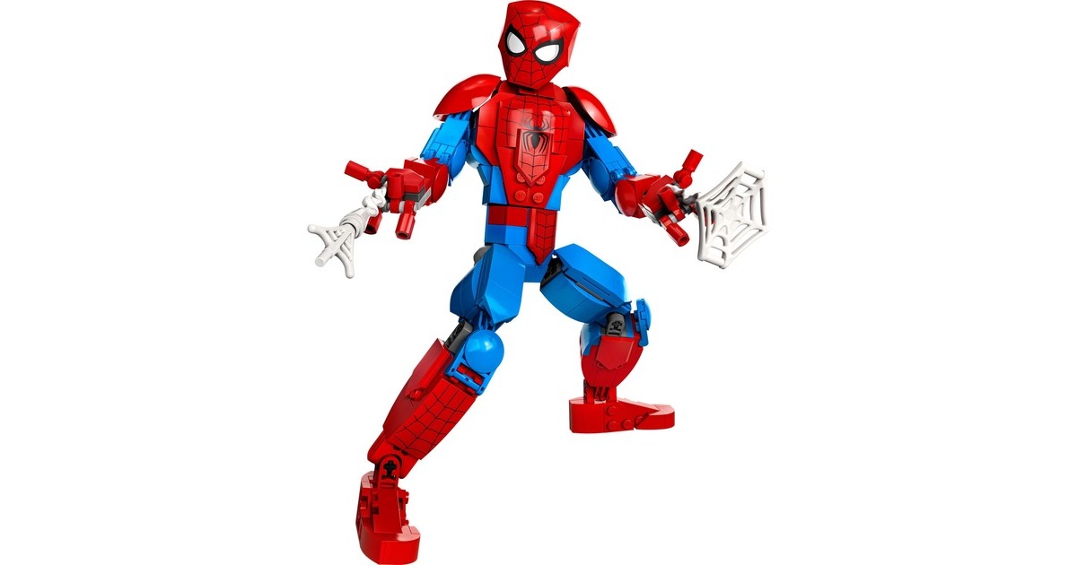 LEGO 76226 Marvel Super Heroes Spider-Man Figur, Konstruktionsspielzeug(vollbeweglich)