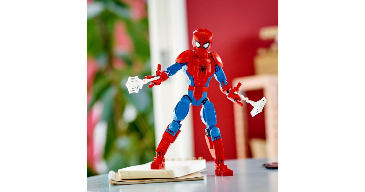 LEGO 76226 Marvel Super Heroes Spider-Man Figur, Konstruktionsspielzeug(vollbeweglich)