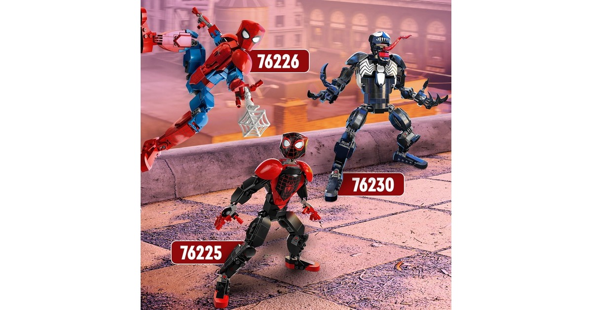 LEGO 76226 Marvel Super Heroes Spider-Man Figur, Konstruktionsspielzeug(vollbeweglich)