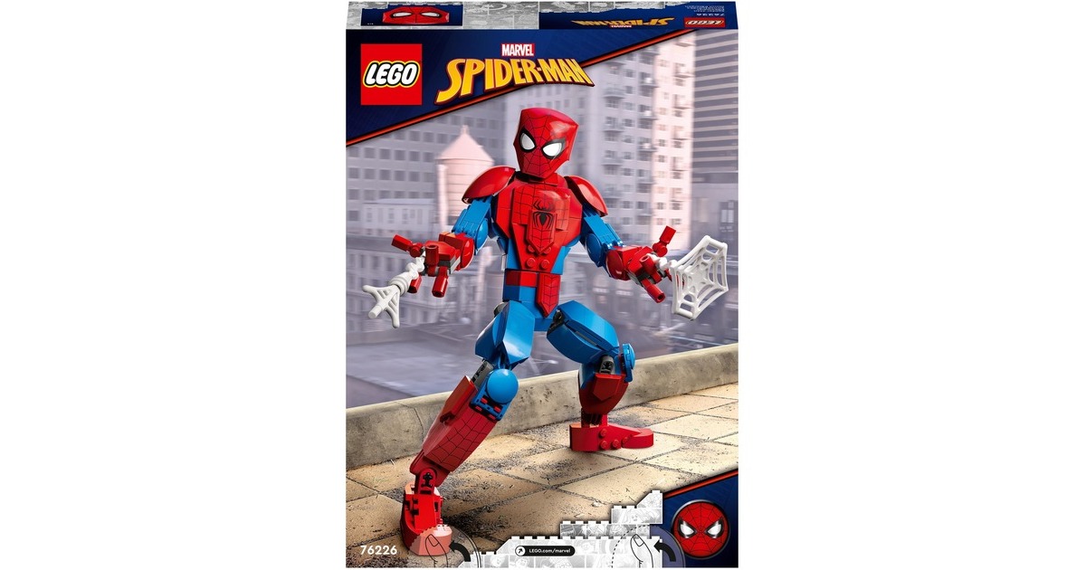LEGO 76226 Marvel Super Heroes Spider-Man Figur, Konstruktionsspielzeug(vollbeweglich)
